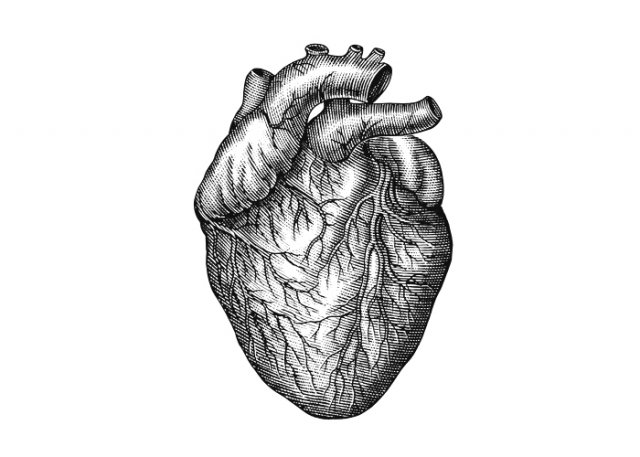 Heart-woodcut